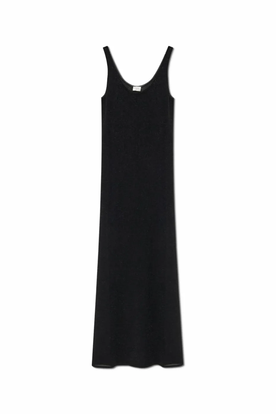 Saint Laurent CZARNY Sukienka z lureksową nicią