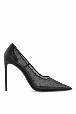 Saint Laurent CZARNY Szpilki ‘Anja’