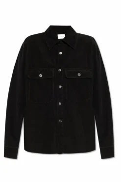 Saint Laurent CZARNY Sztruksowa koszula