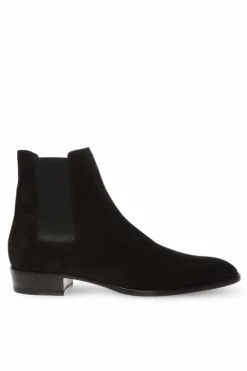 Saint Laurent CZARNY Sztyblety na obcasie ‘Wyatt’