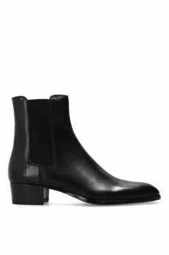Saint Laurent CZARNY Sztyblety 'Wyatt'