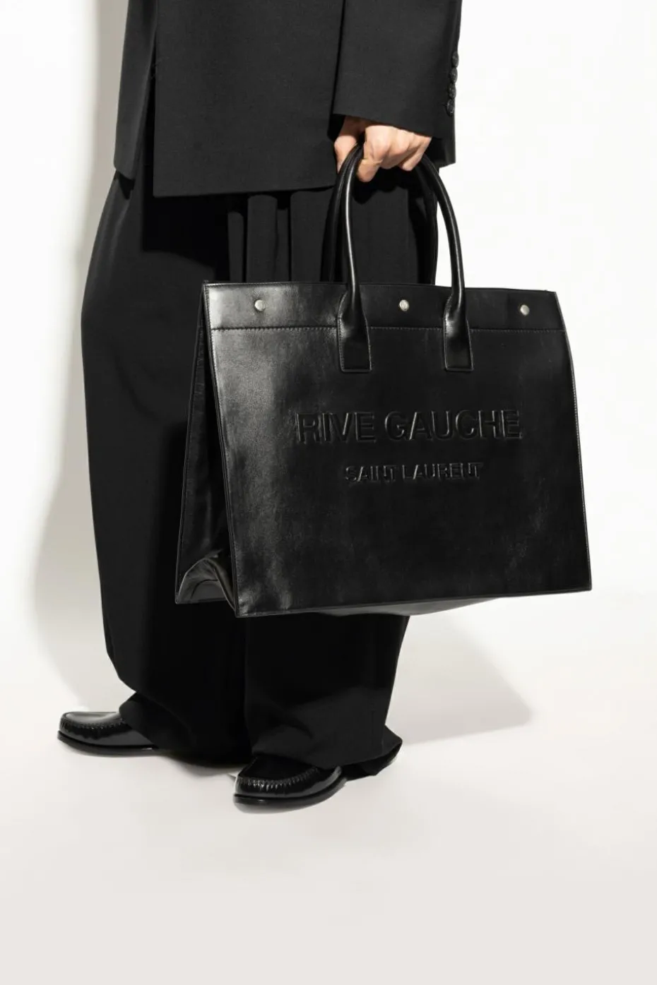 Saint Laurent CZARNY Torba ‘Noe’ typu ‘shopper’