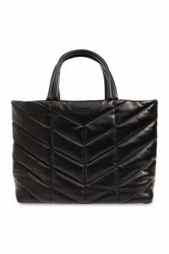 Saint Laurent CZARNY Torba ‘Puffer’ typu ‘shopper’
