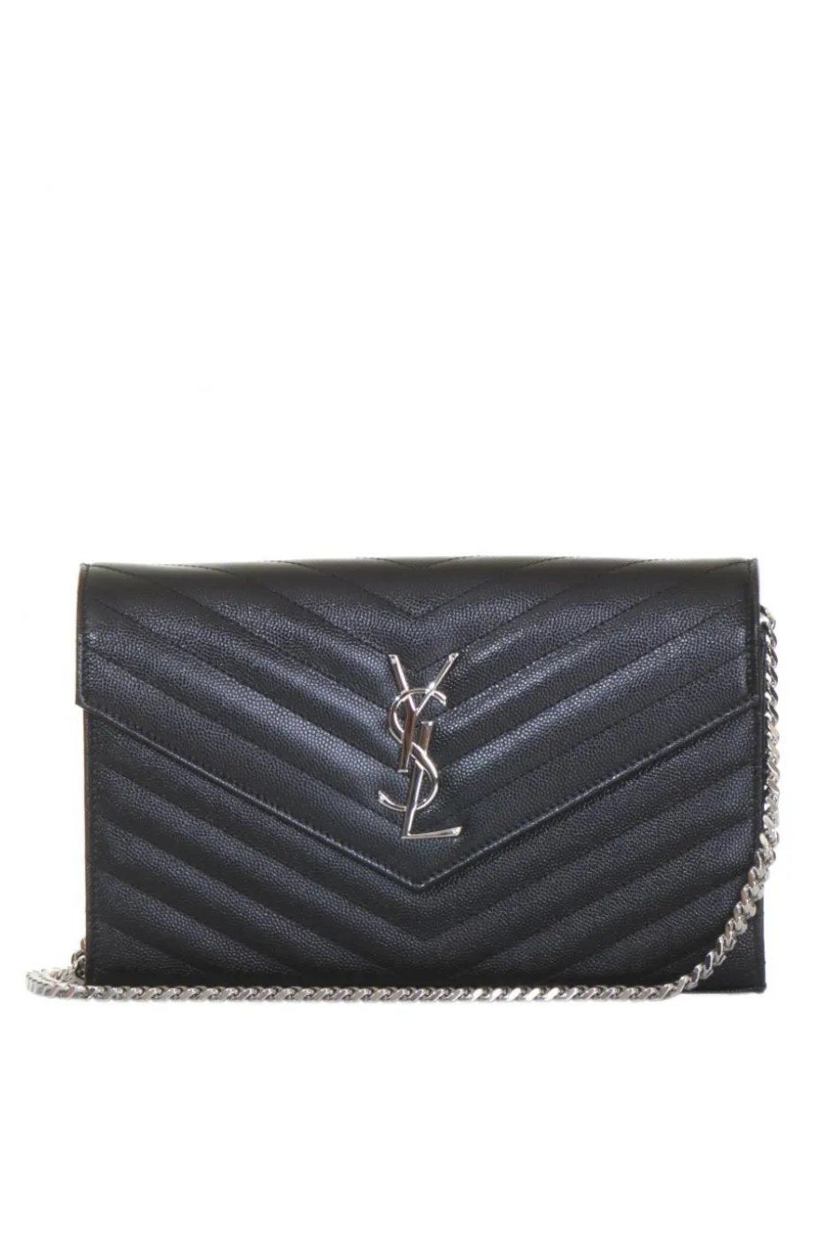 Saint Laurent CZARNY Torba na ramię 'Envelope'