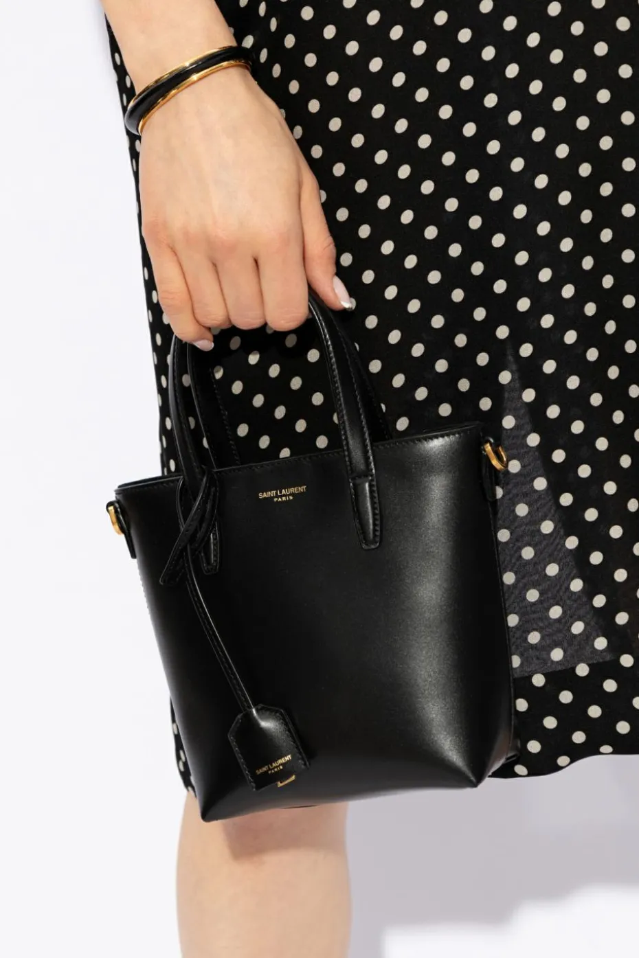 Saint Laurent CZARNY Torba ‘Toy Mini’ typu ‘shopper’
