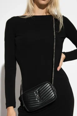 Saint Laurent CZARNY Torba na ramię ‘Lou Mini’