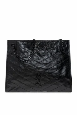 Saint Laurent CZARNY Torba na ramię 'Niki'