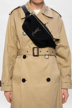 Saint Laurent CZARNY Torba na pas