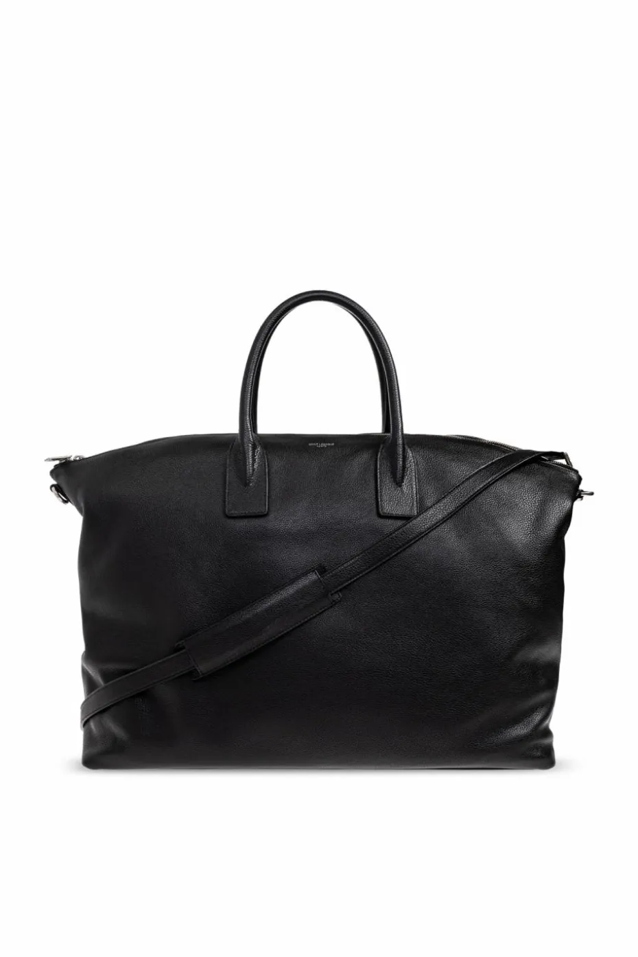 Saint Laurent CZARNY Torba `Giant Bowling Bag’ typu ‘shopper’