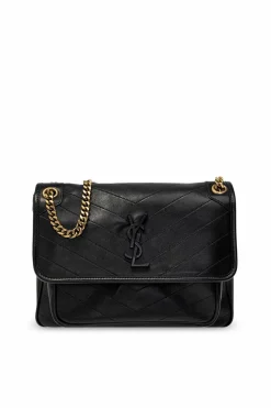 Saint Laurent CZARNY Torba na ramię ‘Niki’