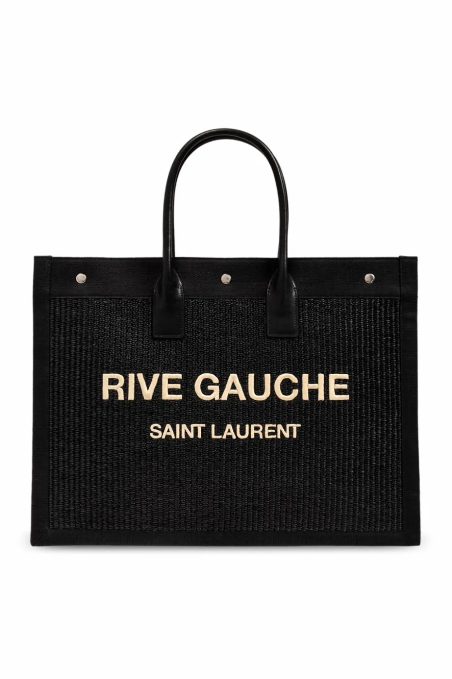 Saint Laurent CZARNY Torba ‘Noe Rive Gauche’ typu ‘shopper’