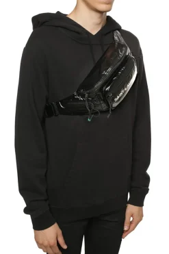 Saint Laurent CZARNY Torba na pas z logo
