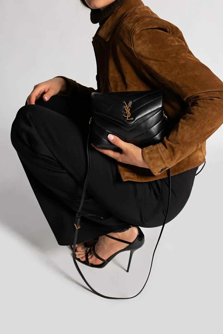Saint Laurent CZARNY Torba na ramię ‘LouLou’