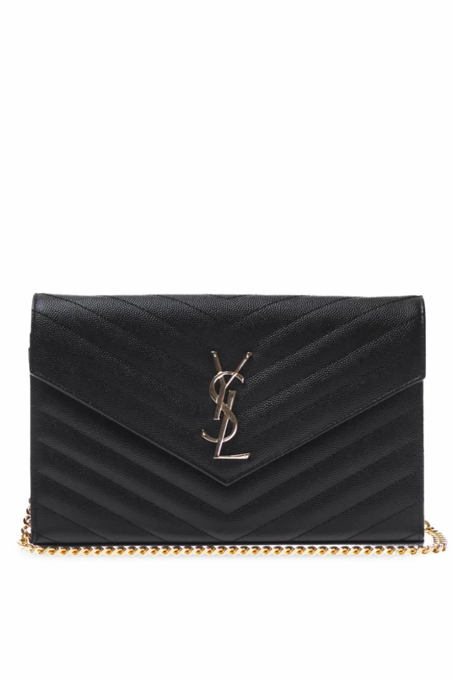 Saint Laurent CZARNY Torba na ramię 'Envelope'