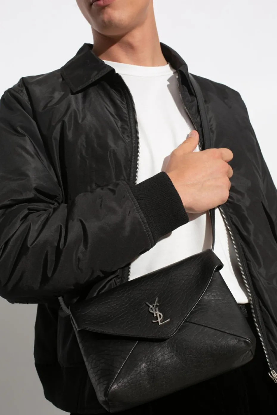 Saint Laurent CZARNY Torba na ramię `Cassandre`