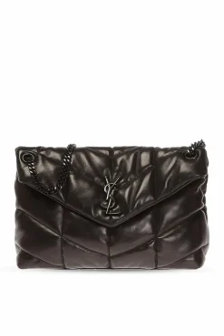 Saint Laurent CZARNY Torba na ramię ‘Puffer’
