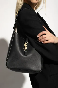 Saint Laurent CZARNY Torba na ramię ‘Le 5 a 7’ typu ‘hobo’