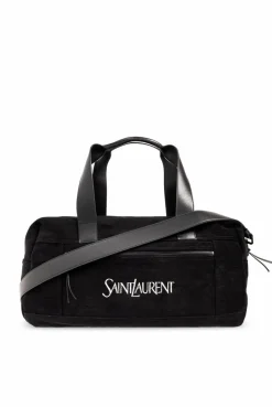 Saint Laurent CZARNY Torba podręczna z logo