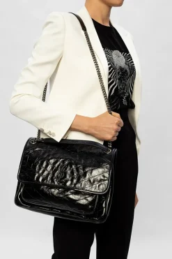 Saint Laurent CZARNY Torba na ramię Niki’