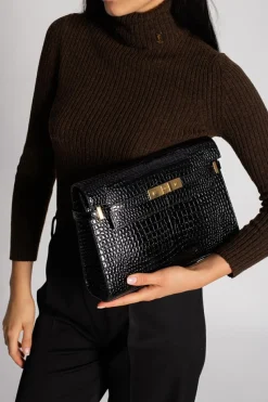 Saint Laurent CZARNY Torba na ramię ‘Manhattan’
