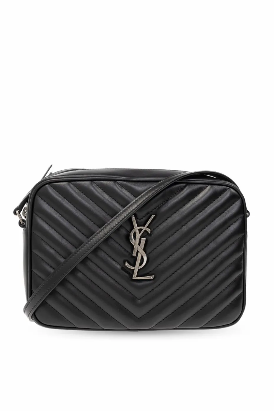Saint Laurent CZARNY Torba na ramię ‘Lou’