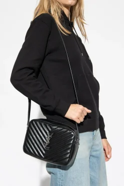 Saint Laurent CZARNY Torba na ramię ‘Lou’