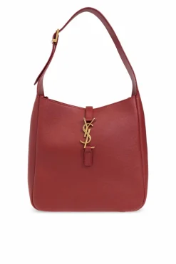 Saint Laurent CZERWONY Torba ‘Le 5 a 7 Small’ typu ‘bucket’