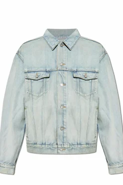 Saint Laurent jasnoniebieski Jeansowa kurtka