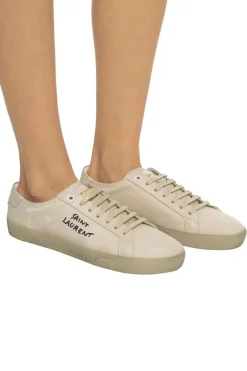 Saint Laurent kremowy Buty sportowe 'Court Classic Sl/06'