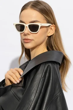 Saint Laurent kremowy Okulary przeciwsłoneczne ‘SL 462 SULPICE’