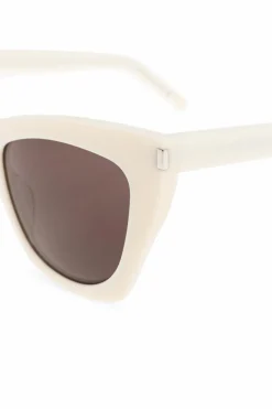 Saint Laurent kremowy Okulary przeciwsłoneczne `SL 214 KATE`