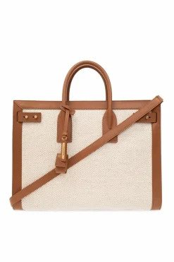 Saint Laurent kremowy Torba na ramię ‘Sac De Jour Large’