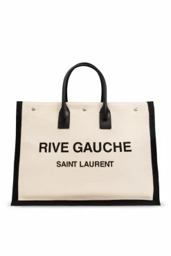 Saint Laurent kremowy Torba ‘Rive Gauche Large’ typu ‘shopper’