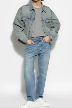 Saint Laurent NIEBIESKI Jeansy `Mick Long`