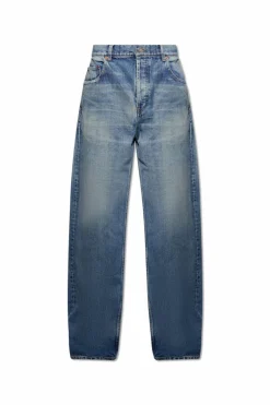 Saint Laurent NIEBIESKI Jeansy z prostymi nogawkami