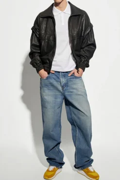 Saint Laurent NIEBIESKI Jeansy z prostymi nogawkami