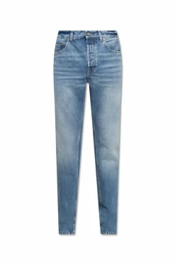 Saint Laurent NIEBIESKI Jeansy z lekko zwężanymi nogawkami