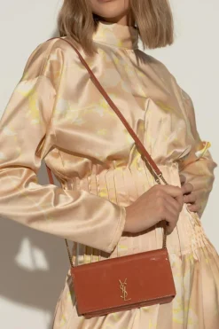 Saint Laurent RÓŻOWY Etui na telefon ‘Cassandre’