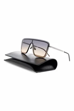 Saint Laurent SREBRNY Okulary przeciwsłoneczne `SL 364 MASK`