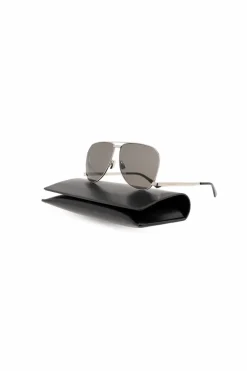 Saint Laurent SREBRNY Okulary przeciwsłoneczne ‘SL 690 Dust’