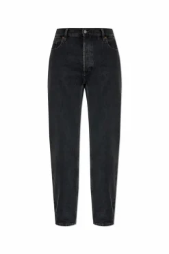 Saint Laurent SZARY Jeansy o kroju ‘straight’