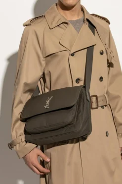 Saint Laurent SZARY Torba na ramię `Niki`