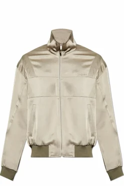 Saint Laurent ZIELONY Bluza z logo