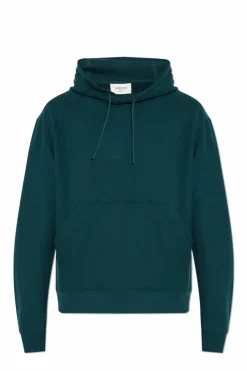 Saint Laurent ZIELONY Bluza z logo