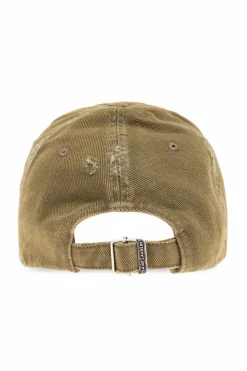 Saint Laurent ZIELONY Czapka z daszkiem