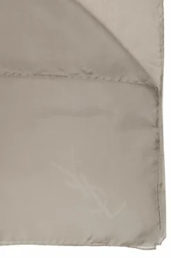 Saint Laurent ZIELONY Jedwabna chusta z logo