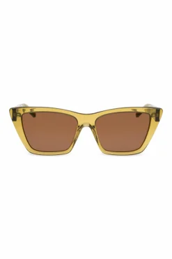 Saint Laurent ZIELONY Okulary przeciwsłoneczne