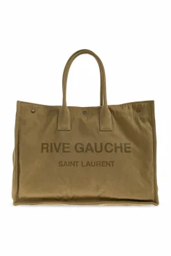 Saint Laurent ZIELONY Torba `Rive Gauche Large` typu `shopper`