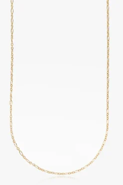 Saint Laurent ZŁOTY Mosiężny naszyjnik