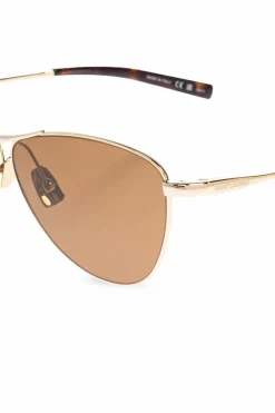 Saint Laurent ZŁOTY Okulary przeciwsłoneczne